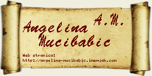 Angelina Mučibabić vizit kartica